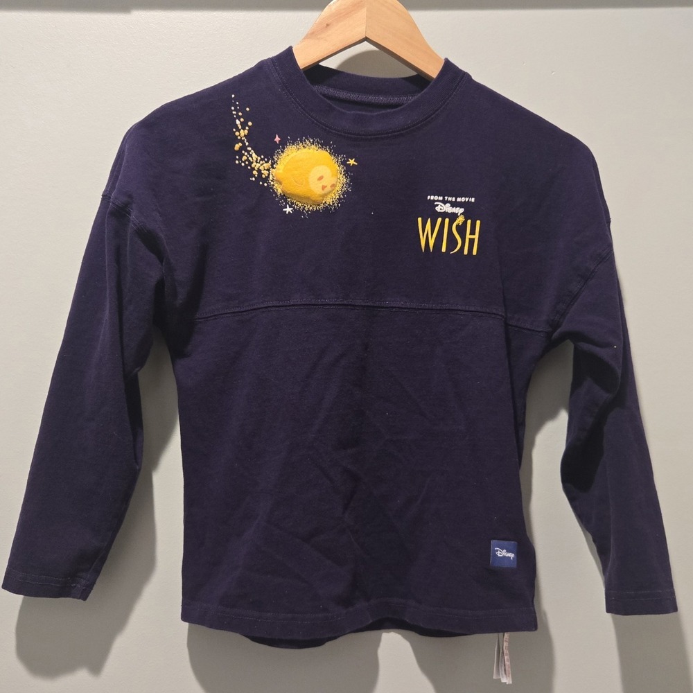 Disney‎ Parks Movie Wish Spirit Jersey I'm A Star Purple Glitter Kids Medium 7/8